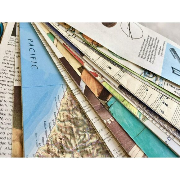 100 Plus Lot Collage Ephemera Unique Junk Journal Art Page Ring Bound mq - Picture 6 of 7